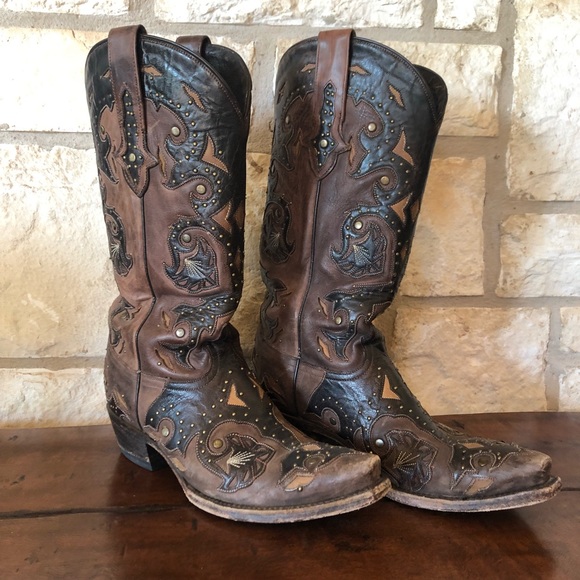 Luchese Shoes - Luchese 8B leather pointed toe boots